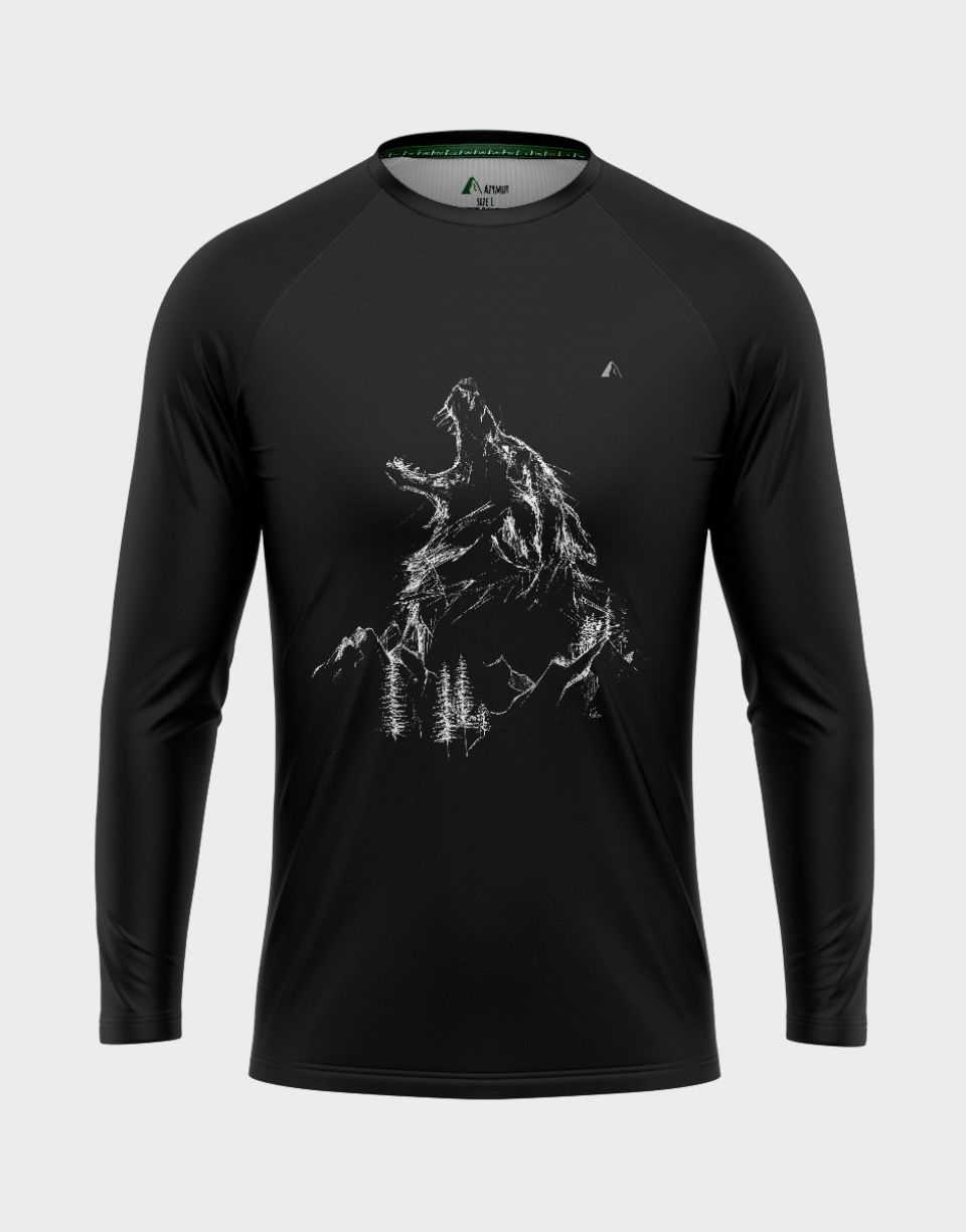 Wilk - Koszulka sportowa z długim rękawem DYNAMIC - męska